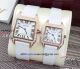 Perfect Replica Cartier Santos Dumont Lovers Watch Rose Gold (6)_th.jpg